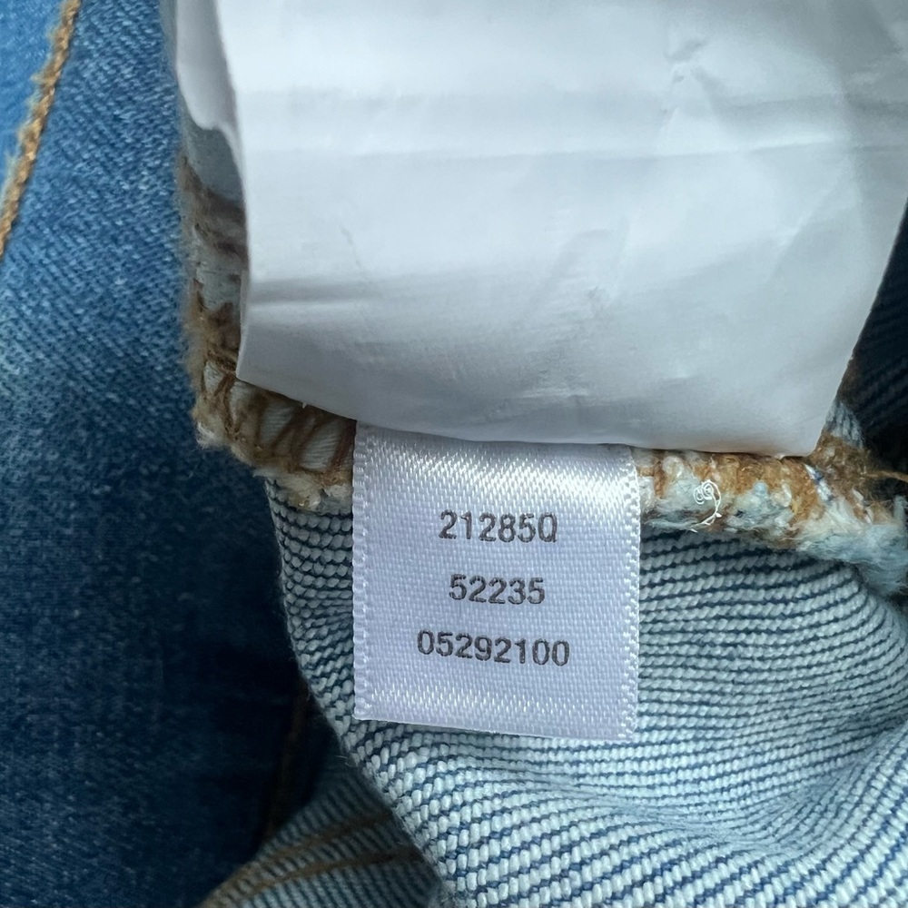 SPANX Crop Wide Leg Jeans Medium Wash Blue Denim Pull On Stretch Classic Size S - Picture 8 of 12